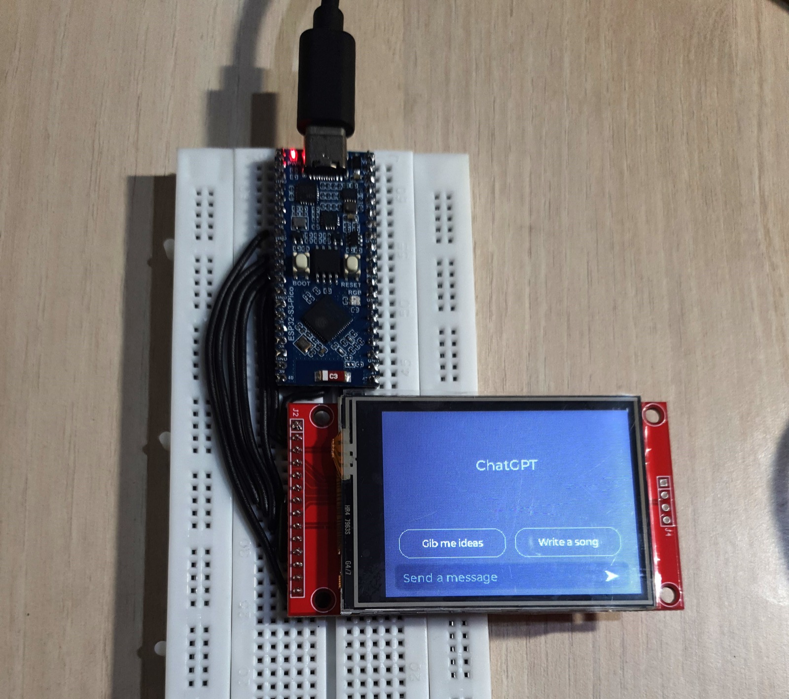 An LLM on an ESP32 — Conversation on a microcontroller